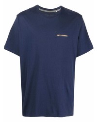 dunkelblaues T-Shirt mit einem Rundhalsausschnitt von Patagonia