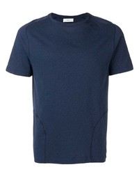 dunkelblaues T-Shirt mit einem Rundhalsausschnitt von Pringle Of Scotland