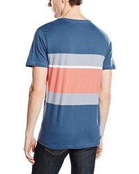 dunkelblaues T-Shirt mit einem Rundhalsausschnitt von Rip Curl