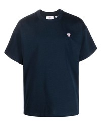 dunkelblaues T-Shirt mit einem Rundhalsausschnitt von Rossignol