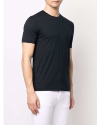 dunkelblaues T-Shirt mit einem Rundhalsausschnitt von Pal Zileri