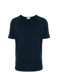 dunkelblaues T-Shirt mit einem Rundhalsausschnitt von S.N.S. Herning