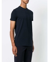 dunkelblaues T-Shirt mit einem Rundhalsausschnitt von Emporio Armani