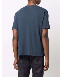dunkelblaues T-Shirt mit einem Rundhalsausschnitt von Eleventy