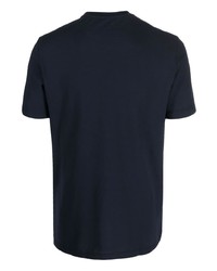 dunkelblaues T-Shirt mit einem Rundhalsausschnitt von Altea