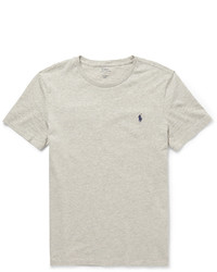 dunkelblaues T-Shirt mit einem Rundhalsausschnitt von Polo Ralph Lauren