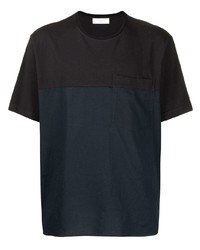dunkelblaues T-Shirt mit einem Rundhalsausschnitt von Societe Anonyme