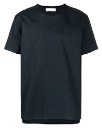 dunkelblaues T-Shirt mit einem Rundhalsausschnitt von Societe Anonyme