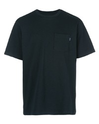 dunkelblaues T-Shirt mit einem Rundhalsausschnitt von Supreme