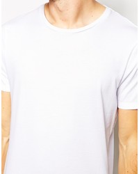 dunkelblaues T-Shirt mit einem Rundhalsausschnitt von Asos