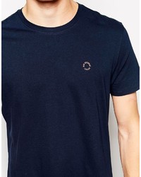 dunkelblaues T-Shirt mit einem Rundhalsausschnitt von Ben Sherman