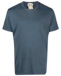 dunkelblaues T-Shirt mit einem Rundhalsausschnitt von Ten C