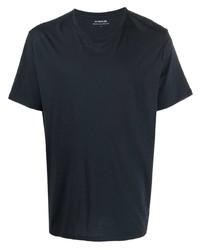dunkelblaues T-Shirt mit einem Rundhalsausschnitt von Vince
