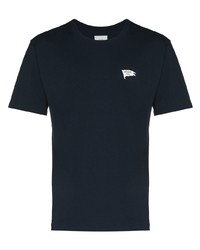 dunkelblaues T-Shirt mit einem Rundhalsausschnitt von WTAPS