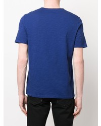 dunkelblaues T-Shirt mit einem Rundhalsausschnitt von Zadig & Voltaire