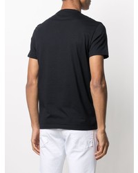 dunkelblaues T-Shirt mit einem V-Ausschnitt von Tom Ford