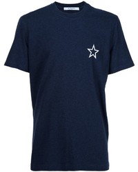 dunkelblaues T-shirt mit Sternenmuster von Givenchy