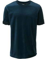 dunkelblaues T-shirt von 3.1 Phillip Lim