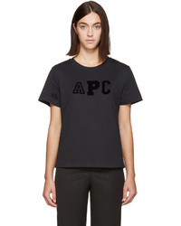 dunkelblaues T-shirt von A.P.C.