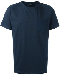 dunkelblaues T-shirt von A.P.C.