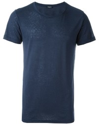 dunkelblaues T-shirt von Balmain