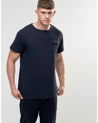 dunkelblaues T-shirt von Bellfield