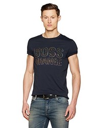 dunkelblaues T-shirt von Boss Orange