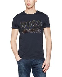 dunkelblaues T-shirt von Boss Orange