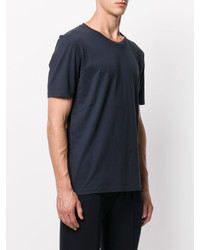 dunkelblaues T-shirt von Maison Margiela