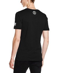 dunkelblaues T-shirt von Crosshatch