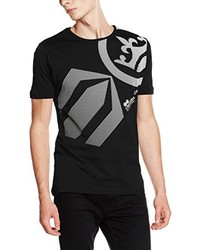 dunkelblaues T-shirt von Crosshatch