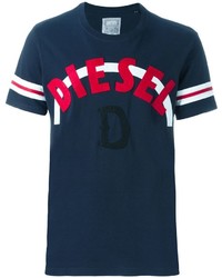 dunkelblaues T-shirt von Diesel