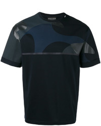 dunkelblaues T-shirt von Emporio Armani