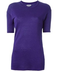 dunkelblaues T-shirt von Etoile Isabel Marant