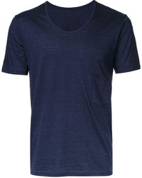 dunkelblaues T-shirt von Factotum