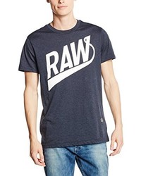 dunkelblaues T-shirt von G-Star RAW