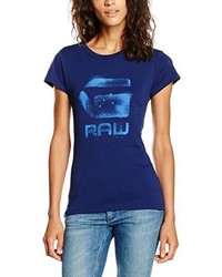 dunkelblaues T-shirt von G-Star Raw