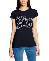 dunkelblaues T-shirt von Hilfiger Denim