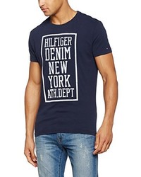 dunkelblaues T-shirt von Hilfiger Denim