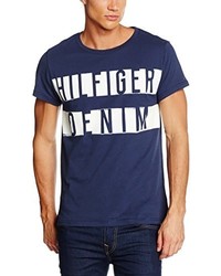 dunkelblaues T-shirt von Hilfiger Denim