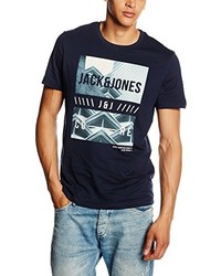 dunkelblaues T-shirt von Jack & Jones