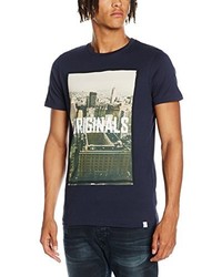 dunkelblaues T-shirt von Jack & Jones