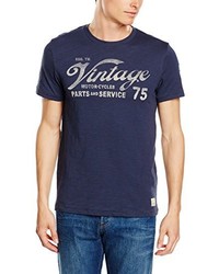 dunkelblaues T-shirt von JACK & JONES VINTAGE