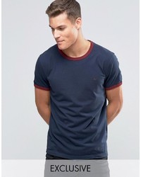 dunkelblaues T-shirt von Jack Wills