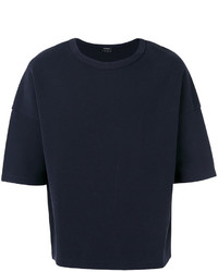 dunkelblaues T-shirt von Jil Sander