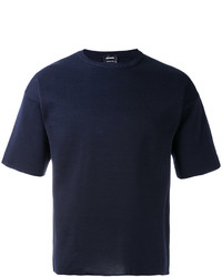 dunkelblaues T-shirt von Jil Sander