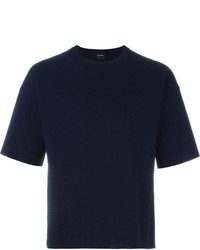 dunkelblaues T-shirt von Jil Sander