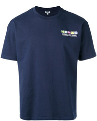 dunkelblaues T-shirt von Kenzo