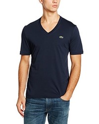 dunkelblaues T-shirt von Lacoste L!VE