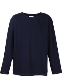 dunkelblaues T-shirt von Lemaire